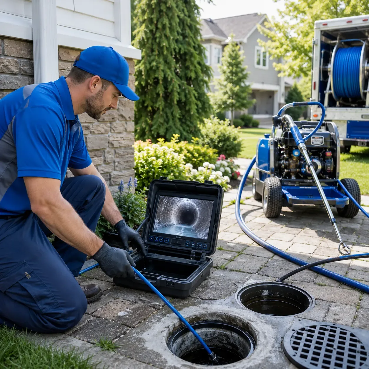 Outdoor drain cleaning professionals serving Mystic, IA